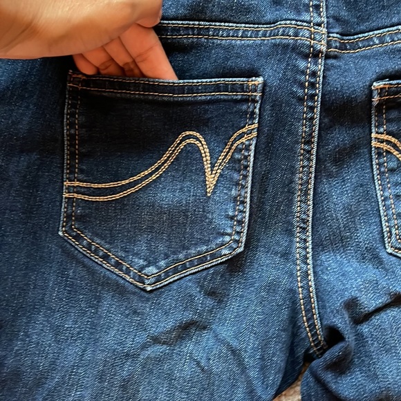 Dark Wash Indigo Blue Skinny Maternity Jeans - Picture 9 of 9